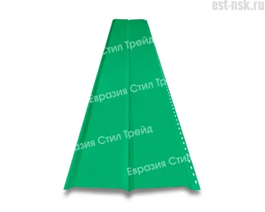 фото Металлический софит Pe 0.45 RAL 6029