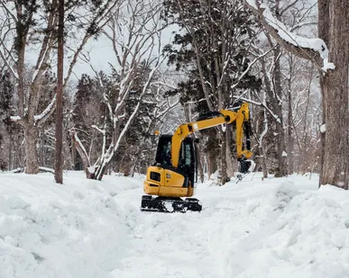 фото Уборка снегга