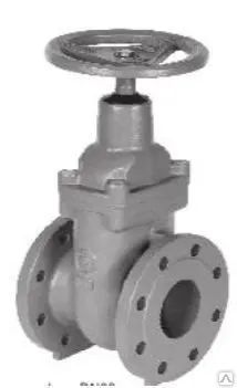 Фото №0 Задвижка DN50 PN16 фланцевая GGG40, уплотнение клина латунь JAFAR №2110