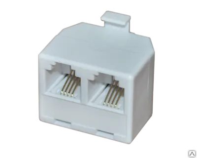 Фото №0 Телефонный двойник (гнездо - 2 гнезда) 6P-4C REXANT