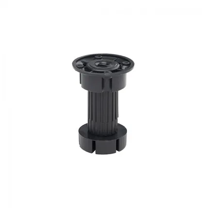 Фото №0 Опора кухонная пласт. h100 трехсоставная под короткий саморез, черный (1 уп. = 250 шт.) РБ