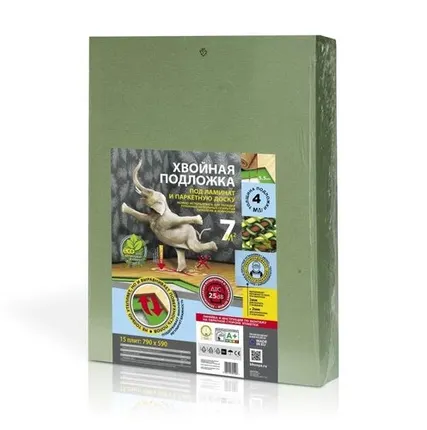 Фото №0 Подложка Хвойная Steico Underfloor 4мм (7кв.м/уп)