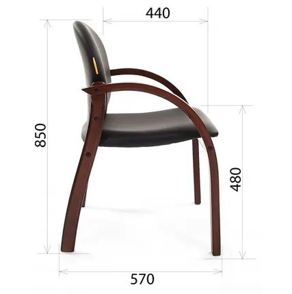 Фото №5 Кресло посетителя CHAIRMAN-659