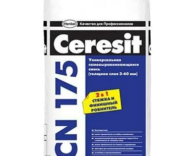 фото Универсальная самовыравнивающаяся смесь Церезит CN-175/25 кг