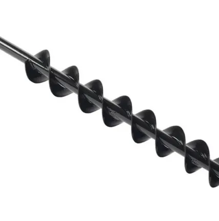 Фото №0 Шнек мотобура по грунту однозаходный Зубр 7051-8, 80х800 мм