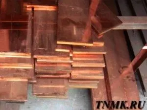 фото Шина медная 60х5 мм ШМТ ГОСТ 434-78