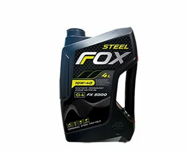 фото Дизельное моторное масло Steel FOX FX5000 SAE 10W40 CI-4 60л