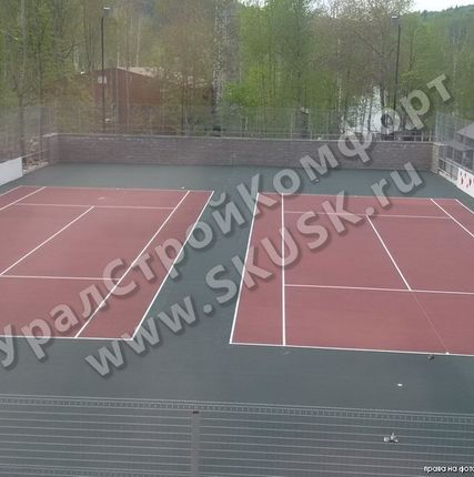 Фото №2 Резиновое покрытие спортивной площадки