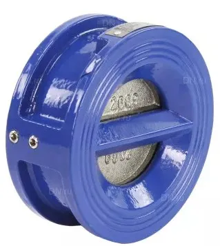 Фото №0 Клапан обратный межфланцевый 2х створчатый д65 Py10/16 чугун Benarmo