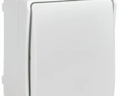 фото FORS Выключатель 1-клавишный проходной для открытой установки 10А IP54 ВС20-1-0-ФБ белый ФОРС