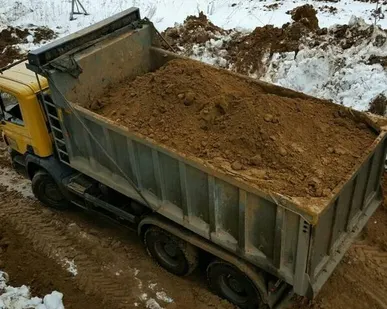 фото Доставка планировочного грунта за 3 часа