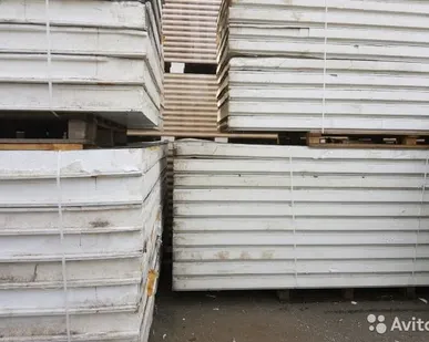 фото Сэндвич-панель пенополистерол 100 мм 3,76 м