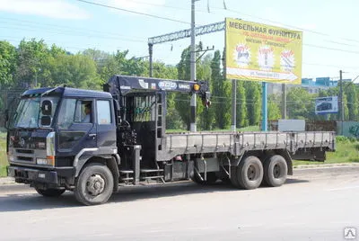 Фото №0 Кран-манипулятор кузов 6 тн в Аренду