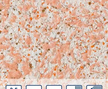 фото Жидкие обои Silk Plaster West / Вест 935, Оранжевый