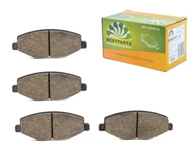 фото Колодки тормозные Chery Fora Tiggo передние BESTPARTS BP001331