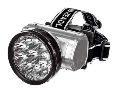 фото Фонарь налобный аккумуляторный HLA 04M 2Вт 10LED 200лм 10ч 2 реж. з/у 230В метал. IN HOME 4690612031859