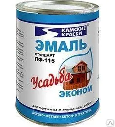 фото Эмаль ПФ-115 &quot;Усадьба&quot; зеленое яблоко 1,9 кг