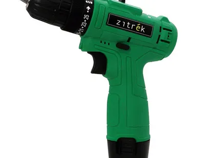 фото дрель-шуруповерт ZITREK Green 12-LI-ION 12В Li-ion 1х1,5Ач АКБ
