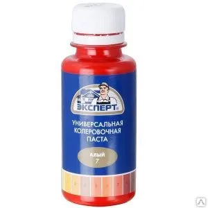 Фото №0 Колер Эксперт универсальный №7 алый 100 мл