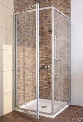 Фото №0 Душевой уголок квадратный распашной PRACTIC SQUARE GK-401 80x80см
