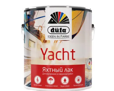 фото Лак яхтный Dufa Yacht глянцевый 0,75л