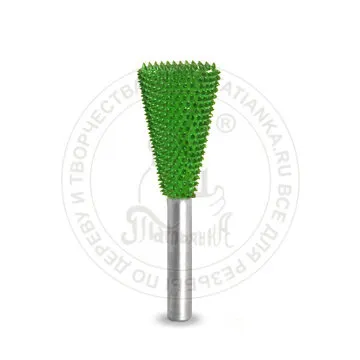 Фото №0 6DT34-70 - ласточкин хвост, Ø хвостовика 6мм X Ø фрезы 19.05мм (coarse/зел)