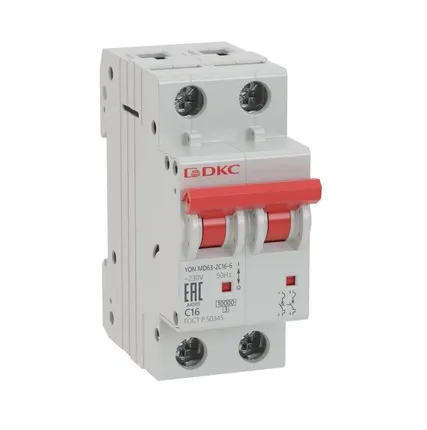 Фото №0 Выключатель автоматический модульный YON MD63-2C25-10 10кА DKC MD63-2C25-10