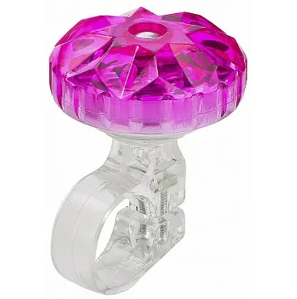 Фото №0 Звонок 26S-10 алюминий/пластик, прозрачно-пурпурный