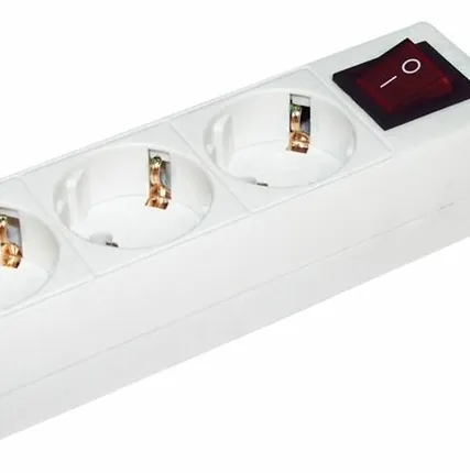 Фото №0 Удлинитель бытовой 5 м, 3-х местн., с з/к, с выкл. (П...