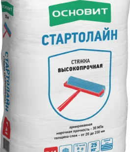 фото ОСНОВИТ СТАРТОЛАЙН Т-41 стяжка высокопрочная, 25 кг