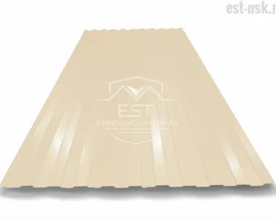 фото Профнастил C-8х1150 Pe Эконом | RAL 1015 Светлая слоновая кость