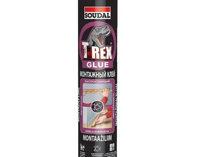 фото Монтажный клей T-REX Быстросохнущий 380г. (violet)