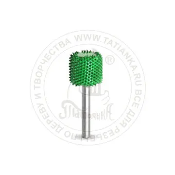 Фото №0 18C12R2-50 - Цилиндр с закруглением, Ø хвостовика 3,2мм, Ø фрезы X 12,7мм, L фрезы 12,7мм (coarse/з)