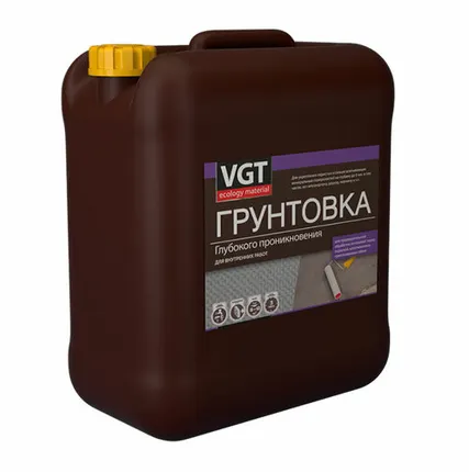 Фото №0 Грунтовка ВД-АК-0301 глубокого проникновения для внутренних работ, 10 кг ВГТ
