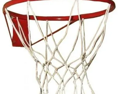 фото Сетка Баскетбольная, пара д.4,0мм Белый