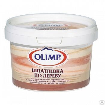 Фото №0 Шпатлевка по дереву ОЛИМП сосна 0,4кг