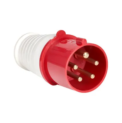 Фото №0 Вилка силовая 3-ф., 32А, 380В, IP44 (5-п) PROxima ps-...