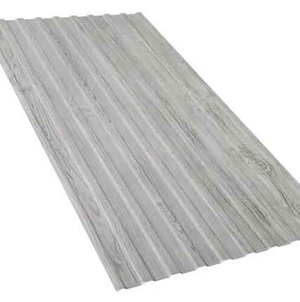 Фото №0 Профнастил двухсторонний МП 20 PRINT Светлая берёза 0,45 мм