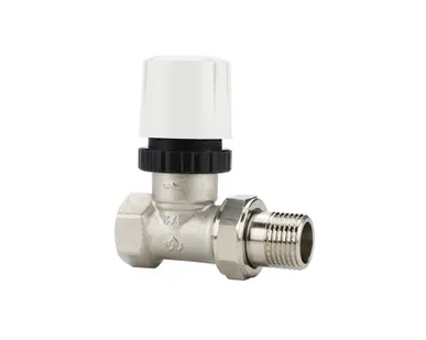 фото Клапан термостатический прямой 3/4" в.р.-н.р. Varmega под термостатическую головку М30х1,5 с самоуплотняющимся полусгоном