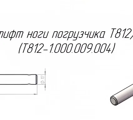 Фото №0 (CZ 31279) Штифт ноги погрузчика Metal-Fach Т812/2 (T812-1.000.009.004)