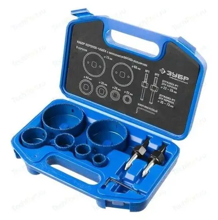 Фото №0 Коронки в наборе 6шт. ЗУБР