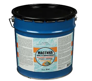 фото Мастика битумно-резиновая 20 кг ХозДвор, гидроизоляционная