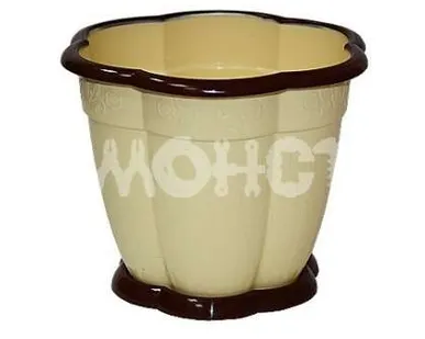 фото Горшок цв 'Восторг' 3л с под (св.желтый) (М1231) (1/25) П