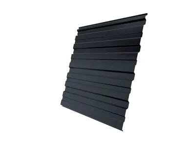 фото Профнастил С10R 0,45 Drap ST RAL 7024 мокрый асфальт