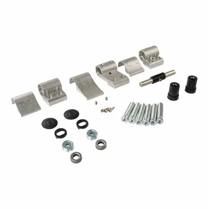 Фото №0 Петля двер. подшип. ELEMENTIS new, 3-х секционная, м/о 67, креп. на тепл. профиль, неокрашенная