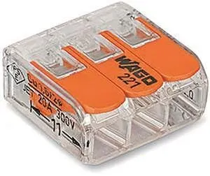 фото Клемма универс. компактная 3х(0.14-4.0) WAGO 221-413