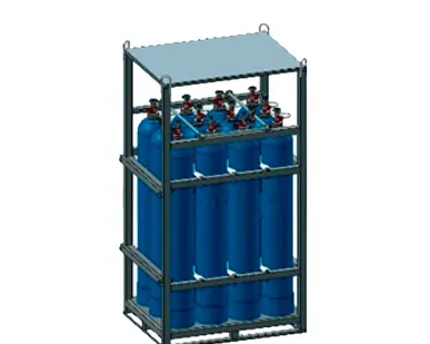 фото Моноблок газовый на 8 баллонов МБ-8-50-150 для кислорода