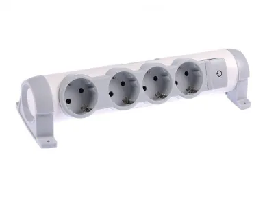 фото Колодка удлинителя 4-м с заземл. Комфорт без кабеля Leg 694629