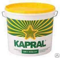 Фото №0 Краска Kapral в/д P-12 3.5кг белая