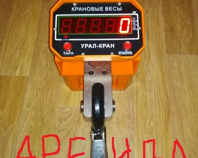 фото Крановые весы 5 тонн  Аренда
